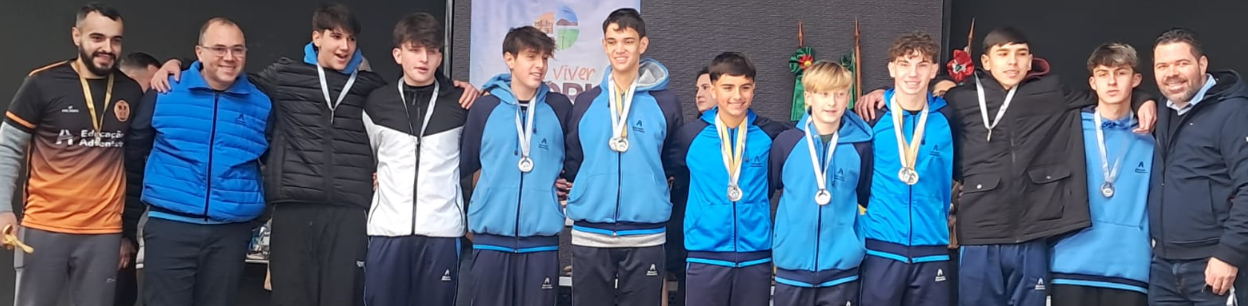 Colégio Adventista ficou em 2º lugar no Futsal Infantil Masculino dos Jogos Escolares de Osório.
