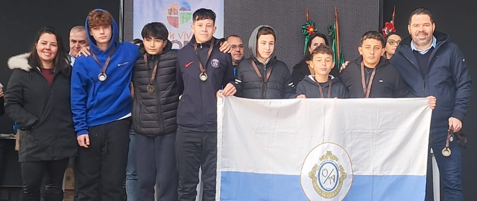 Marquês terminou na 3ª posição no Futsal Infantil Masculino dos Jogos Escolares de Osório.