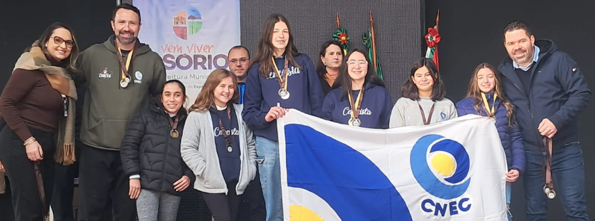 Colégio Marquês terminou na 3ª colocação no Futsal Infantil Feminino dos Jogos Escolares de Osório.