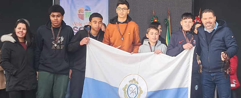 Marquês ficou na terceira colocação no Handebol Infantil Masculino dos Jogos Escolares de Osório.