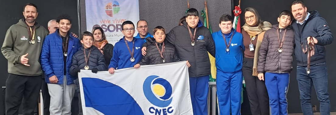 Colégio Marquês ficou na 3ª colocação no Basquete Infantil Masculino dos Jogos Escolares de Osório.