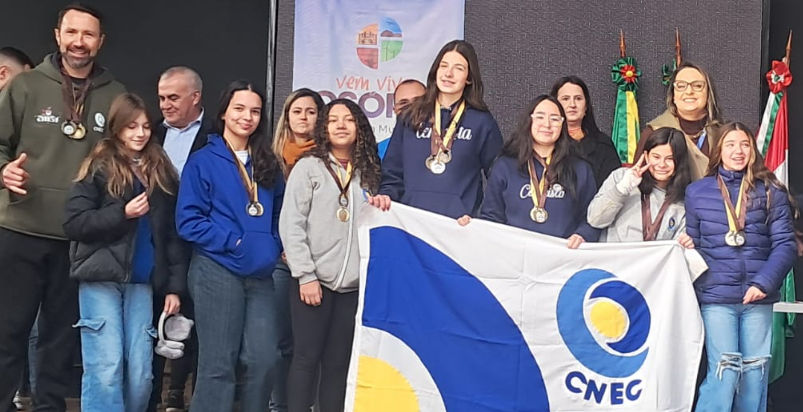Colégio Marquês terminou na 3ª posição no Basquete Infantil Feminino dos Jogos Escolares de Osório.