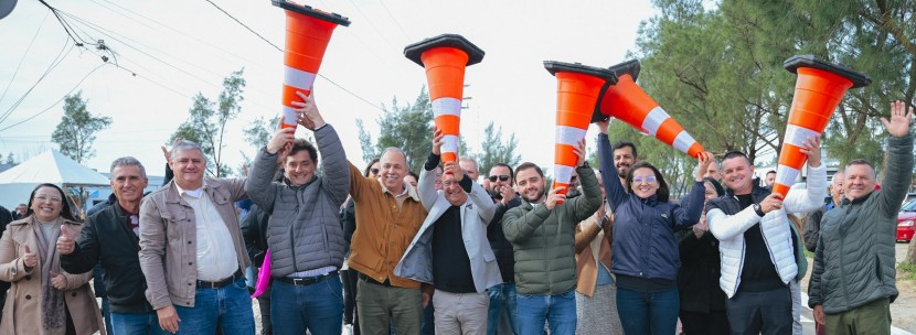 Vice-governador entrega obra no Litoral