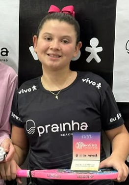 Atleta osoriense é destaque em competições de Beach Tennis