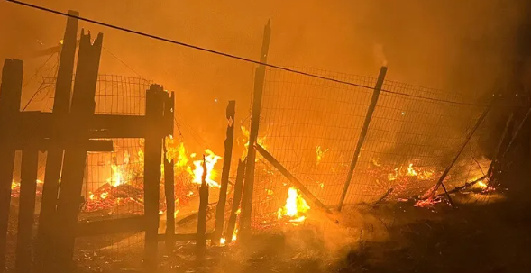 Bombeiros combatem incêndios em Capão