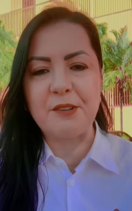 Presidente da Famurs, Adriane Perin.