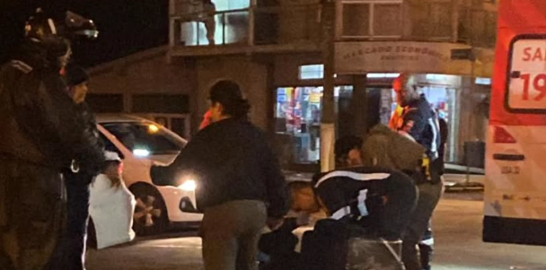 Motociclista fica ferido em acidente de trânsito