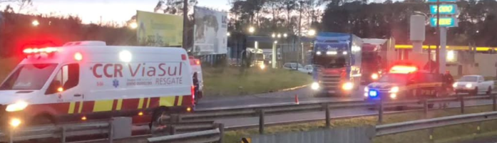 Idoso é atropelado na BR-101