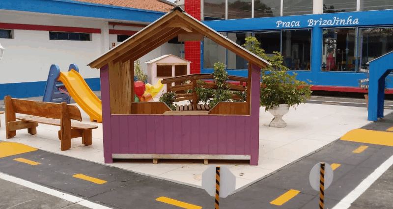 Pracinha da Escola Leonel Brizola receberá revitalização