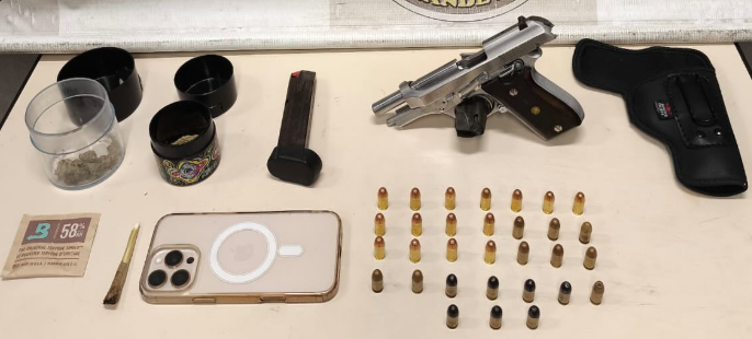 Casal foi detido em Capão com objetos, drogas, arma e dezenas de munições.