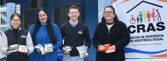 Viu Internet doa alimentos para município da região