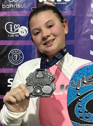 Alice Lima caiu de 4ª para 5ª na Sub-12 Feminina.