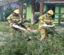 Ciclone causa destruição em municípios do Litoral Norte