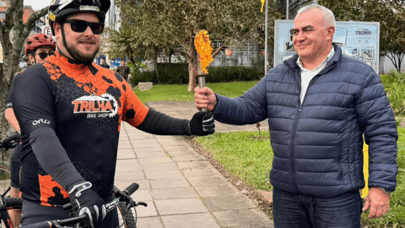 Osório recebe Fogo Simbólico