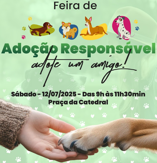 Praça da Matriz receberá Feira de Adoção