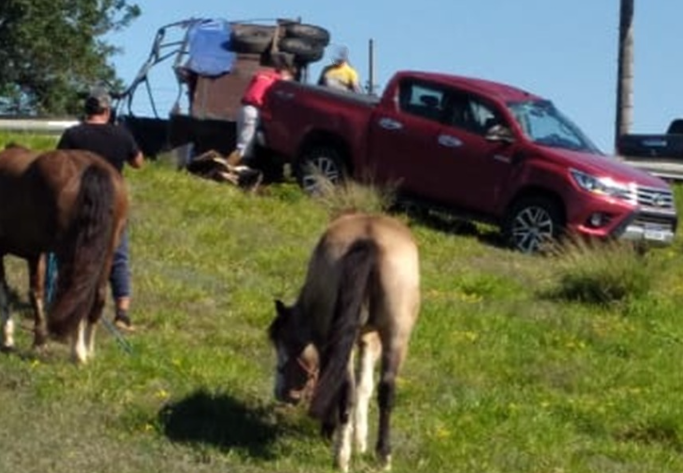 Acidente é registrado na Estrada do Mar