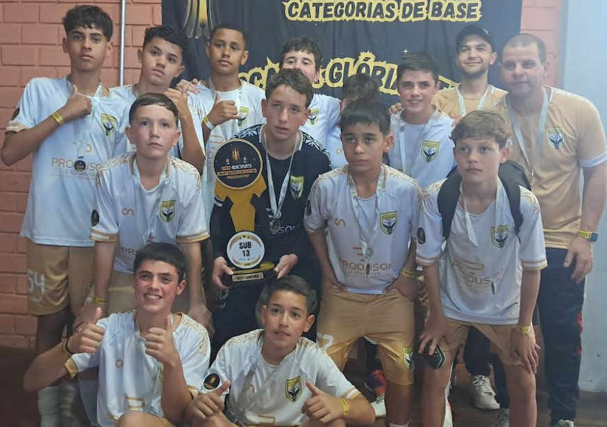 Águias Douradas terminou na segunda colocação da categoria Sub-13 após perder para Genoma (Poa) nos pênaltis.