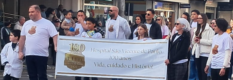 Celebrando seus 100 anos de fundação, HSVP foi um dos homenageados.