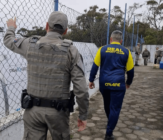 Estádio de Tramandaí recebe vistoria da BM