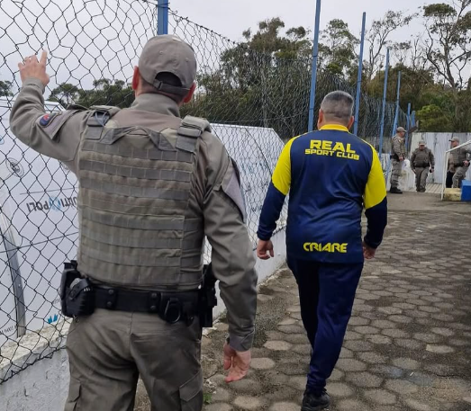 Estádio de Tramandaí recebe vistoria da BM