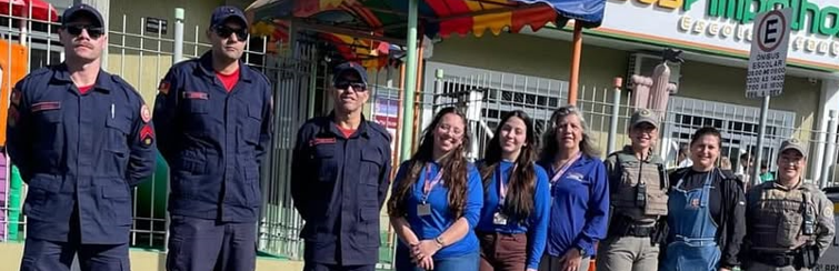 Forças de Segurança realizam ação em escola