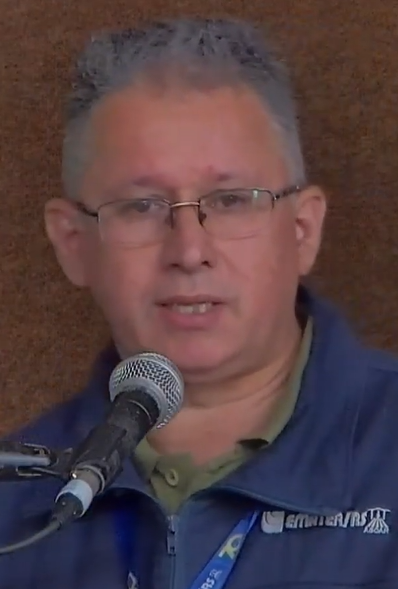 Extensionista da Emater Osório, Claudionir Ávila.