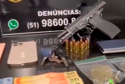 Polícia prende homem armado na ERS-030