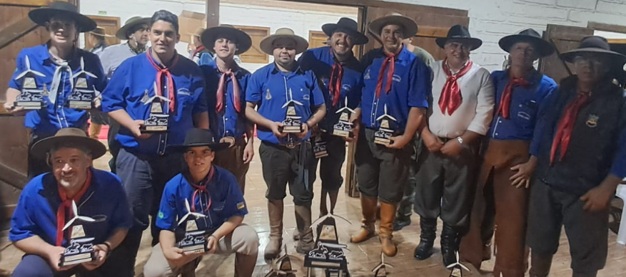 O Piquete de Laçadores General Osório foi o grande campeão na prova de Laço Chave B.