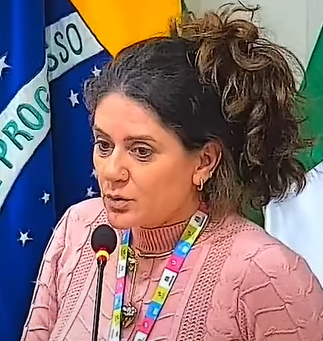 Coordenadora do Cras, Silvana Bentz.