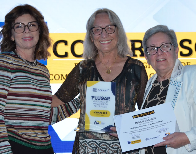 colocado: Jornal Ibiá com o case ‘No Digital, a Caminho da Sustentabilidade’.
