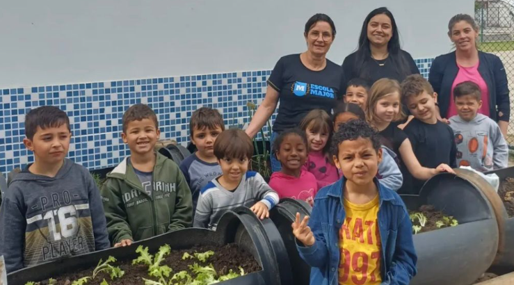 Prefeitura inaugura Horta da Escola Major