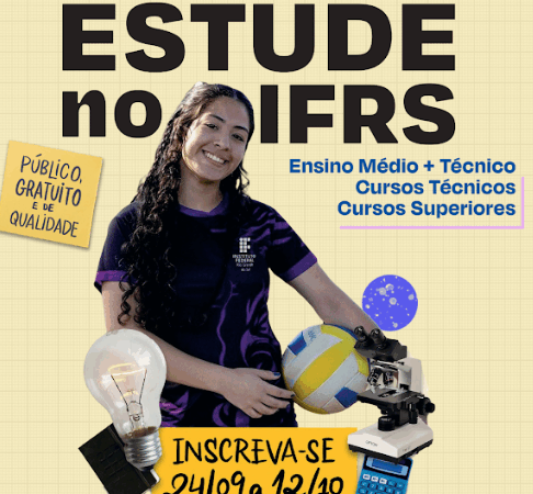 Inscrições para o IFRS vão até o próximo domingo