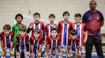 Time Sub-10 do Conexão Osório está na final do Municipal de Futsal Capivari.