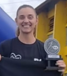 Patrícia Atkinson venceu a prova dos 21km Feminino.