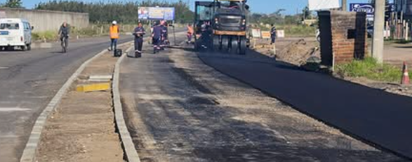 Retomada a obra de duplicação da Interpraias