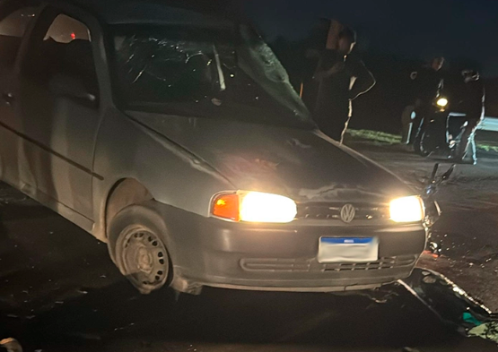 Rota do Sol registra acidente entre carro e veículo