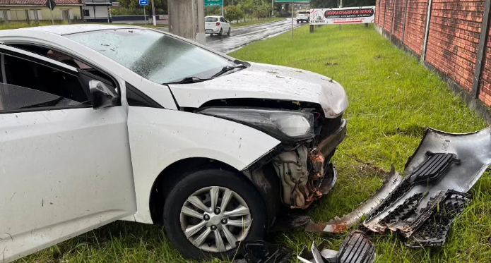 Acidente é registrado na cidade