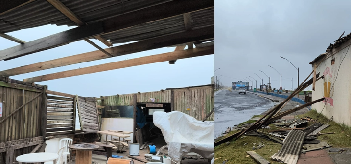 Cidades do Litoral Norte sofrem com ciclone