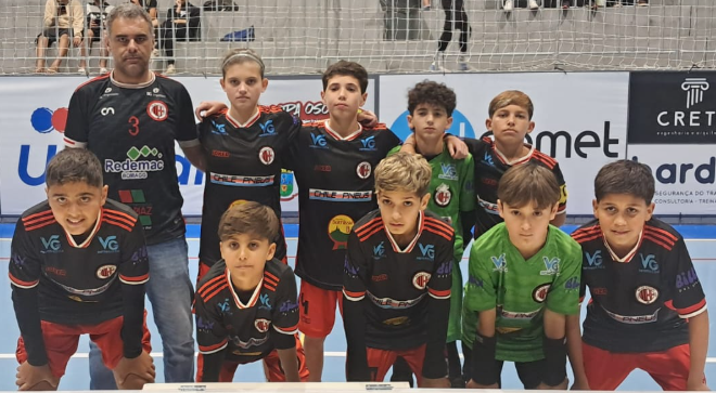 Após derrotar Abade por 3 a 0, equipe do Milan vai enfrentar Ferreira na decisão do título do Sub-12.