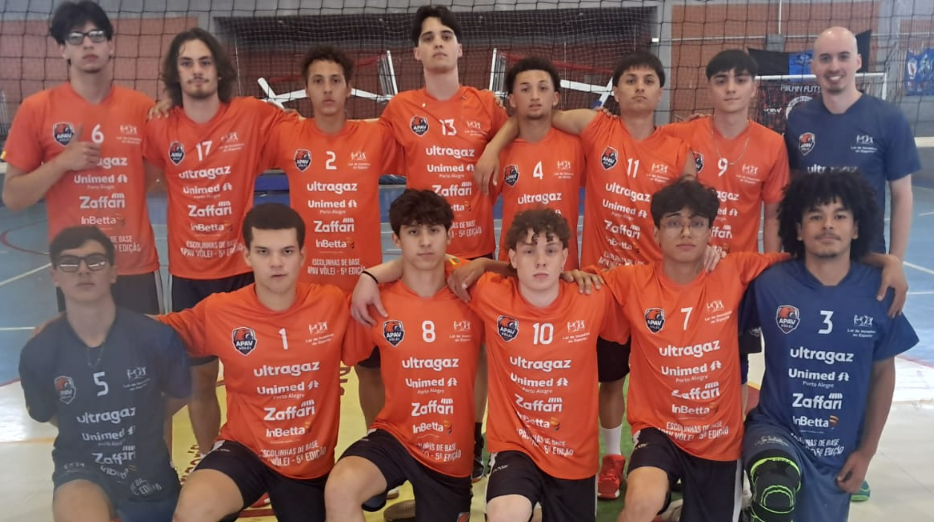 Equipe da APAV (Canoas) terminou na segunda colocação na categoria Sub-19 Masculina.