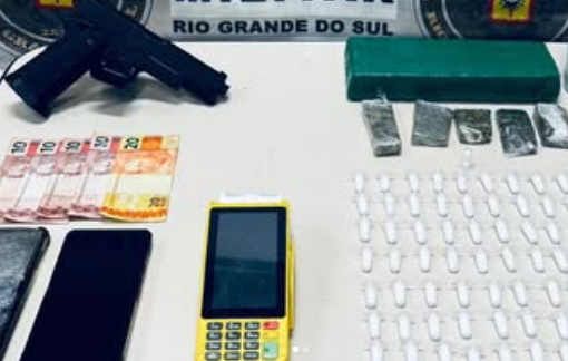 Homem é preso e adolescentes são apreendidos por tráfico de drogas