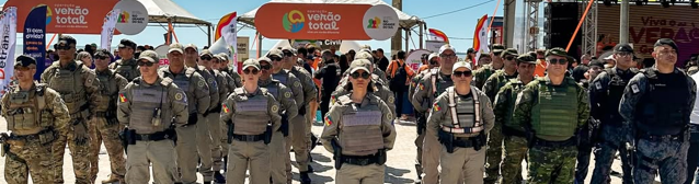 Aproximadamente 3,3 mil agentes vão realizar a segurança dos moradores e dos veranistas no Estado.