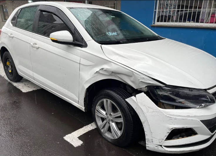 Colisão ocorreu entre as Ruas Júlio de Castilhos e Manoel Marques da Rosa.