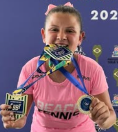 Atleta de Osório é campeã Brasileira de Beach Tennis
