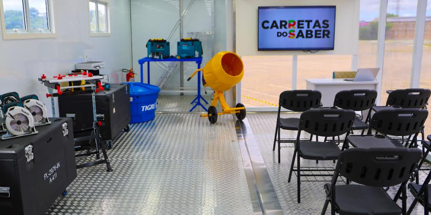 Veículos contarão com salas de aula, laboratórios, oficinas e recursos audiovisuais.