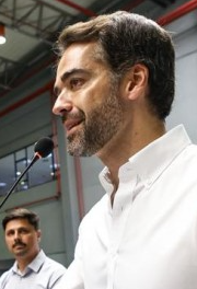 Governador do RS, Eduardo Leite.