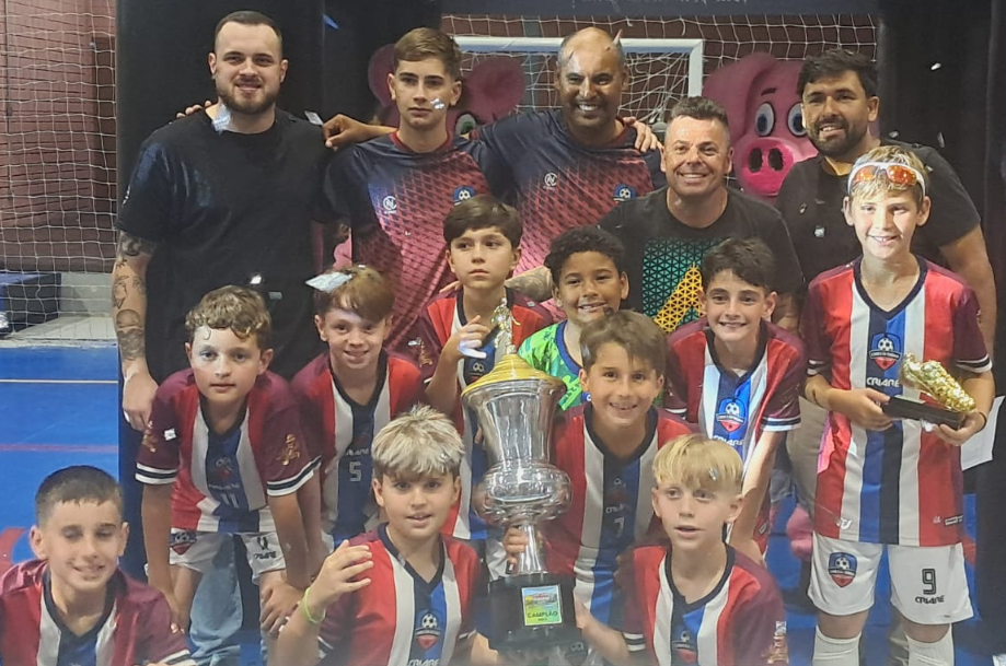 Equipe do Conexão ficou com o título na categoria Sub-10 ao derrotar o time do Abade por 5 a 1.