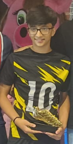 Com dois marcados na final, Arthur Vargas foi o Artilheiro do Sub-12 com nove gols.