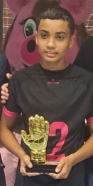 Arthur Selbach (Ferreira) foi o Goleiro Menos Vazado do Sub-12.