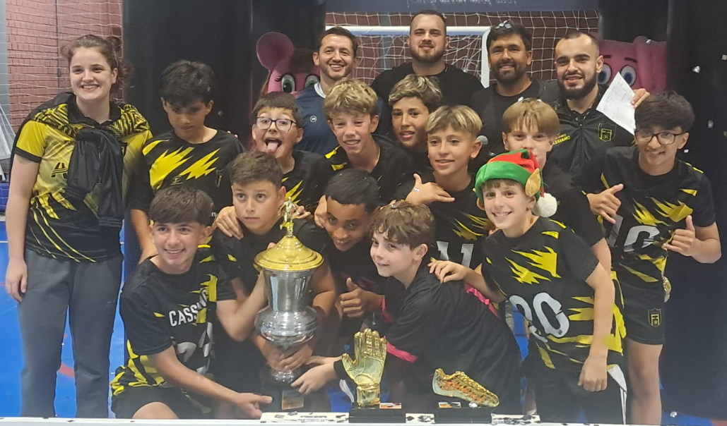 Título invicto do Ferreira na categoria Sub-12 saiu com goleada para cima do Milan pelo placar de 6 a 1.